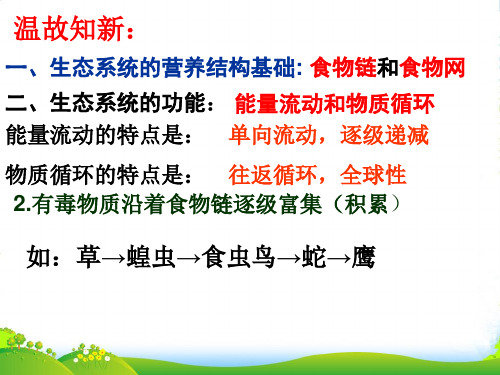 高级中学人教版高中生物必修三课件：5.5生态系统的稳定性 (共42张PPT)