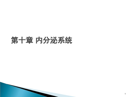 10第十章 内分泌系统(1)