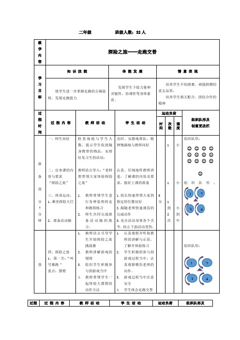 小学体育_探险之旅教学设计学情分析教材分析课后反思