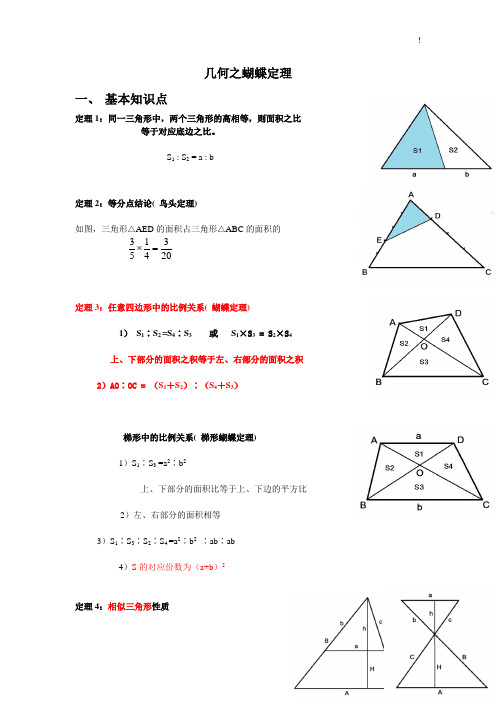 小学奥数之几何蝴蝶定理问答