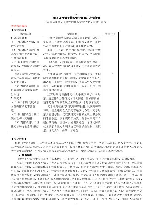 2010年高考语文核按钮专题合集(13-28)(12)