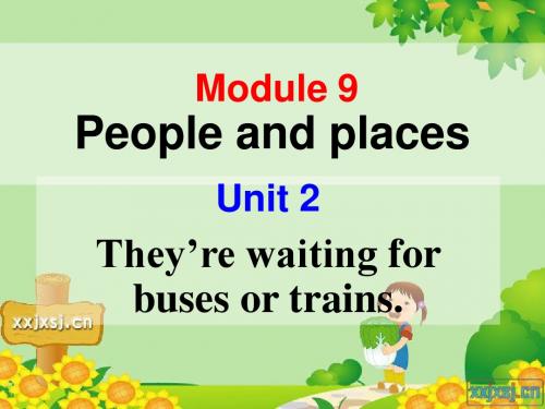 Module9 unit2 They're_waiting_for_buses_or_trains.