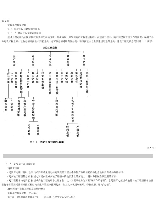 安装工程预算定额第1章