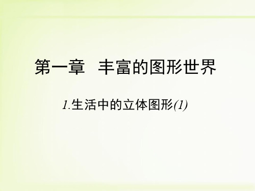 北师大版七年级数学上册全套教学课件