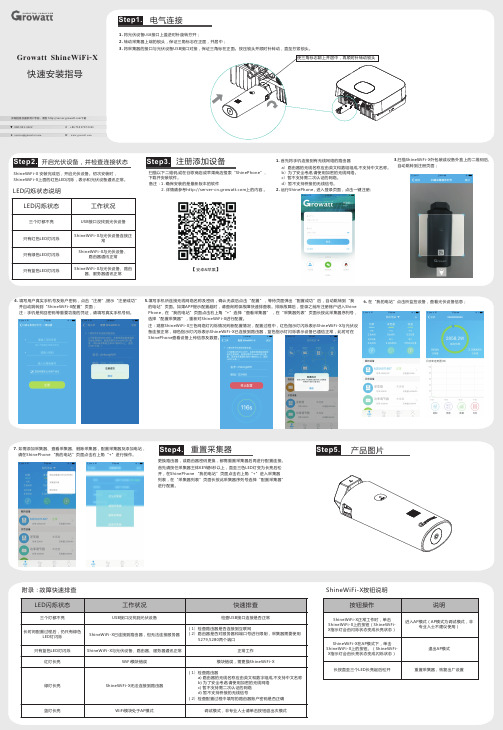 Growatt ShineWiFi-X 快速安装指导说明书