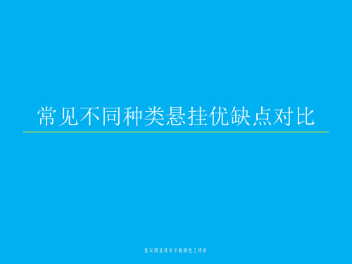 常见不同种类悬挂优缺点对比