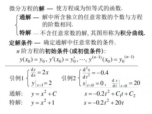 微积分下总结