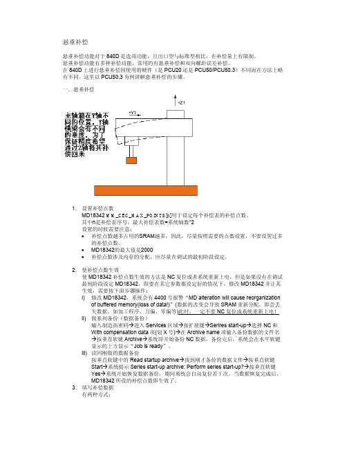 悬垂补偿