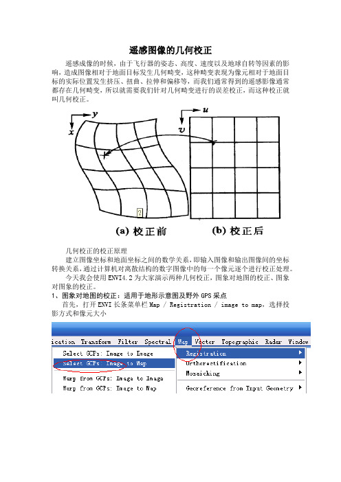 遥感图像的几何校正