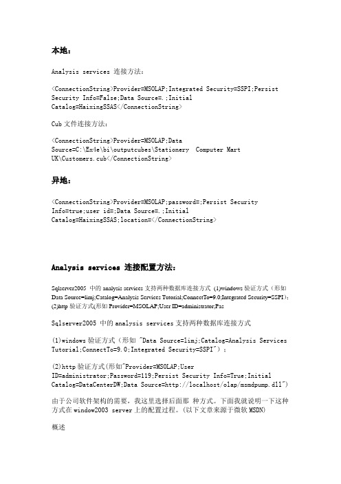 analysis 配置方法