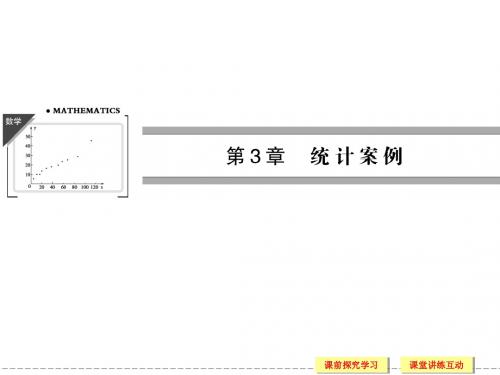 高中数学苏教版选修2-3同步课件：3.1 独立性检验