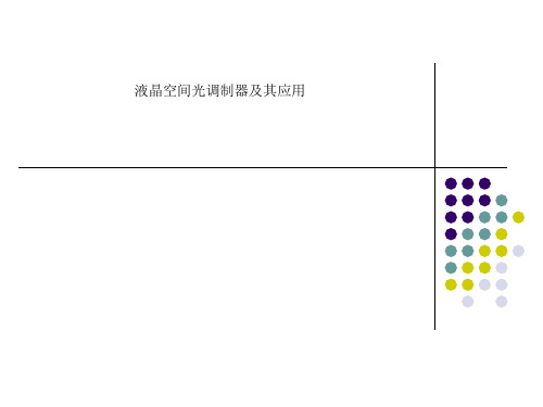 液晶空间光调制器及其应用