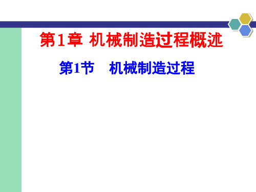 机械加工工艺基本知识基本概念