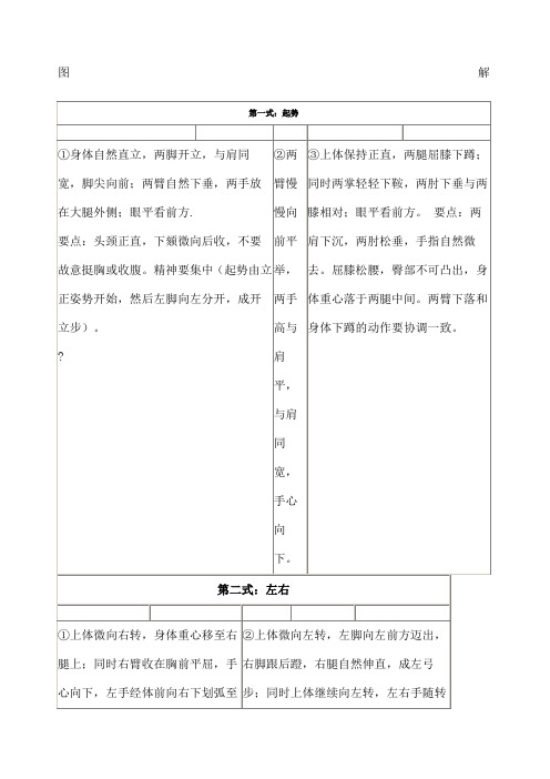 式太极拳图解及讲解