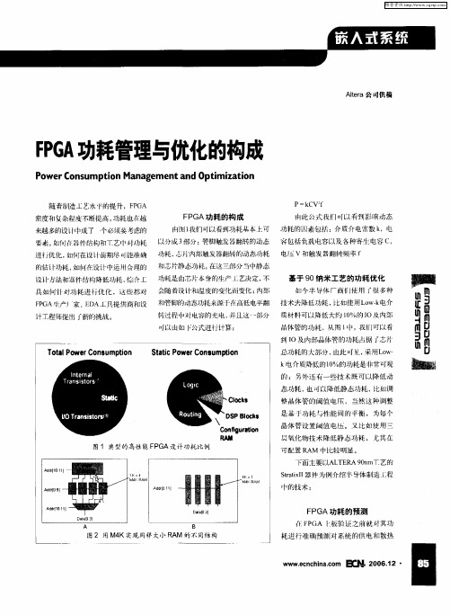 FPGA功耗管理与优化的构成