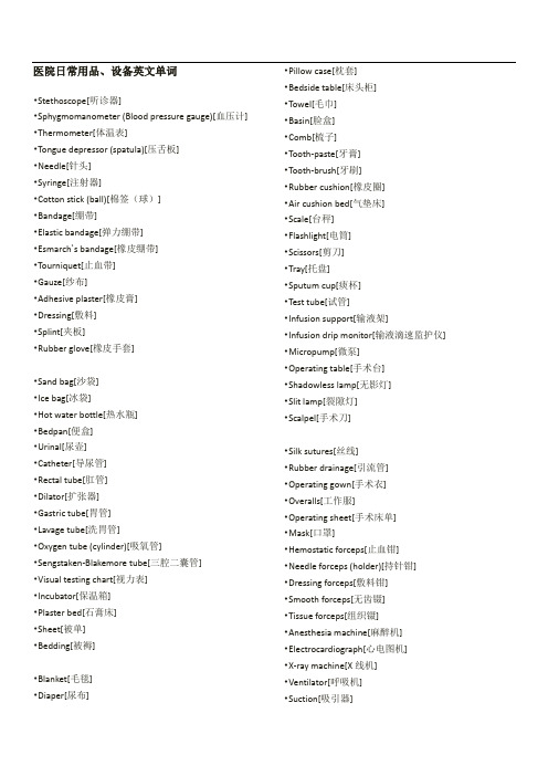 医学英文缩写一览表