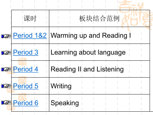 英语:Unit 5《Music》课件-Warm up and reading(新人教必修2)