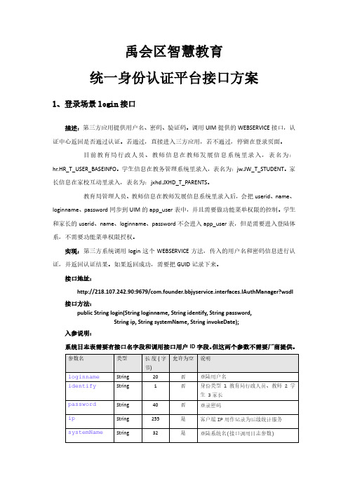 2021年方正智慧教育统一身份认证方案V1-4