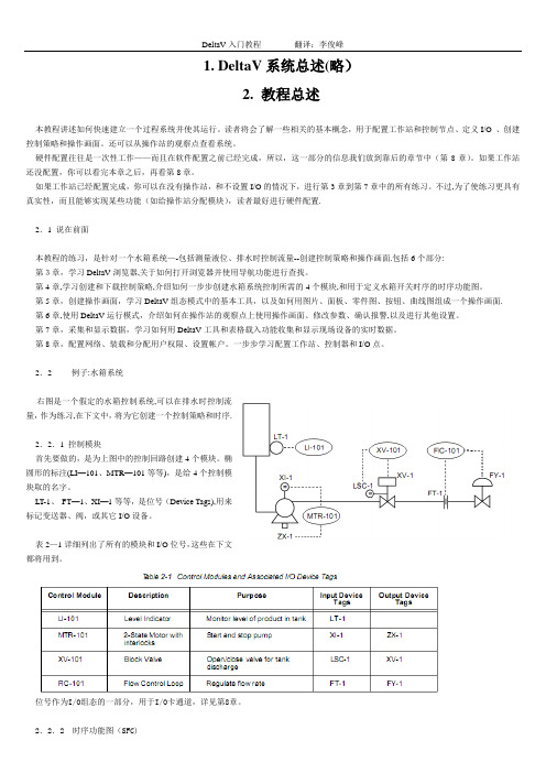 中文DeltaV入门教程【范本模板】