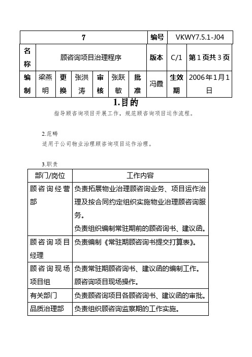 7.5.1-J04顾问项目管理程序