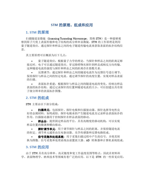 STM的原理组成和应用