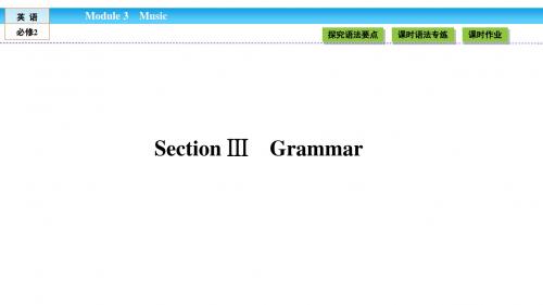 高中(外研版)英语必修2课件：Module 3 Music3.3