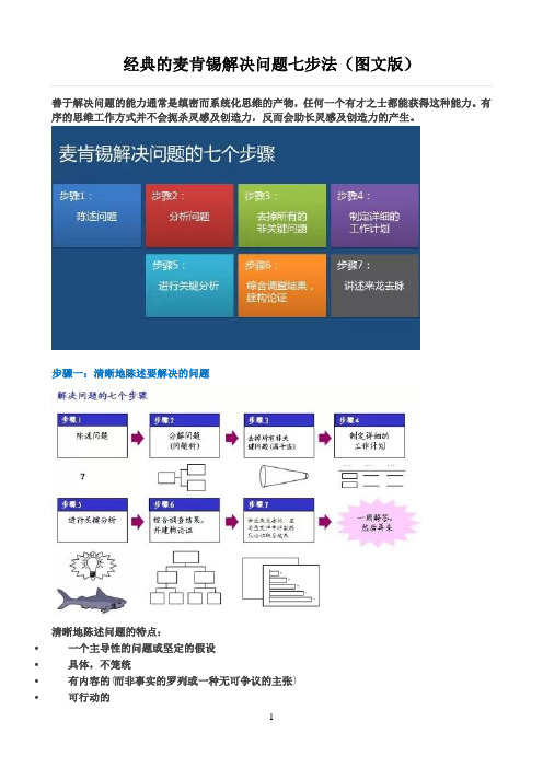 经典的麦肯锡解决问题七步法(图文版)