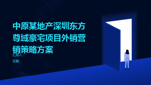 中原某地产深圳东方尊域豪宅项目外销营销策略方案