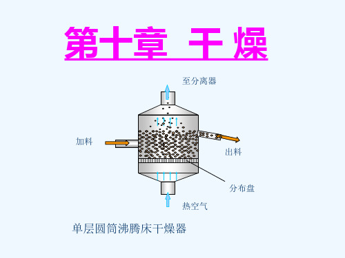 化工原理第十章-干燥