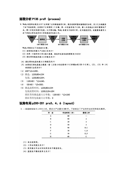 运营管理pdf课后作业及答案