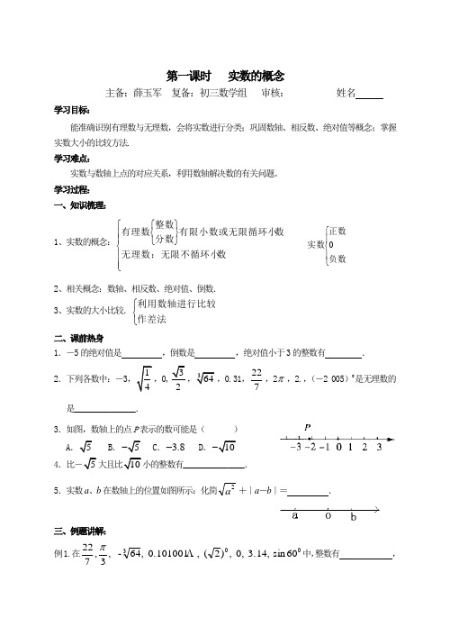 第一课时实数的概念