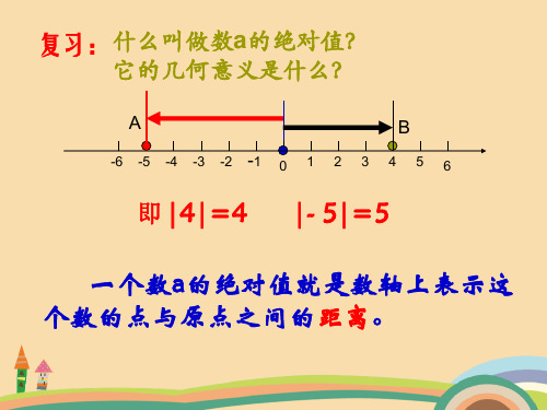 七年级数学有理数比较大小PPT优秀课件