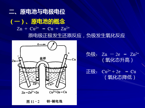 无机化学-电池电动势和电极电势