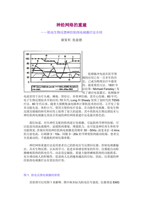 肌电生物反馈神经肌肉电刺激疗法介绍