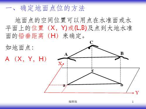 地面点位的确定