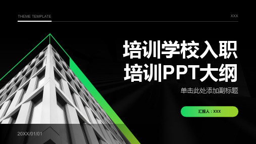 培训学校入职培训ppt