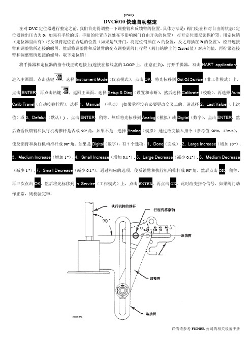 DVC6010快速自动整定