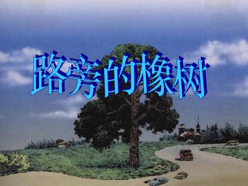 《路旁的橡树》PPT课件