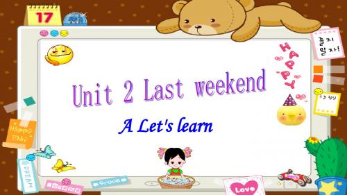 2015年新版PEP六年级英语下册Unit2A_Let's_learn课件