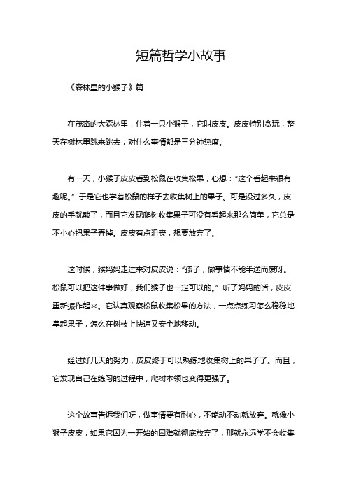 短篇哲学小故事