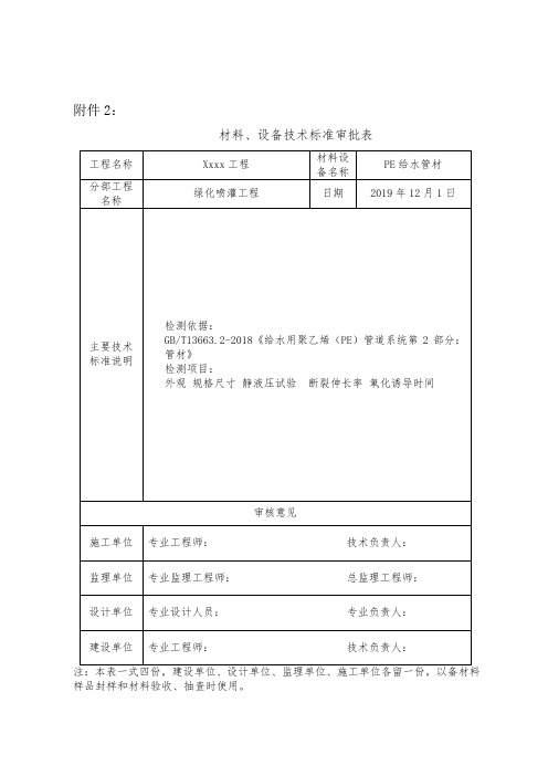 封样资料