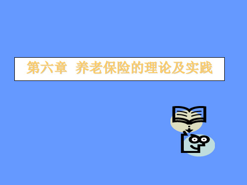 社会保障理论__第六章pptppt课件