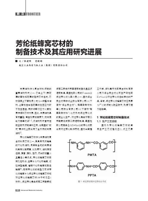 芳纶纸蜂窝芯材的制备技术及其应用研究进展