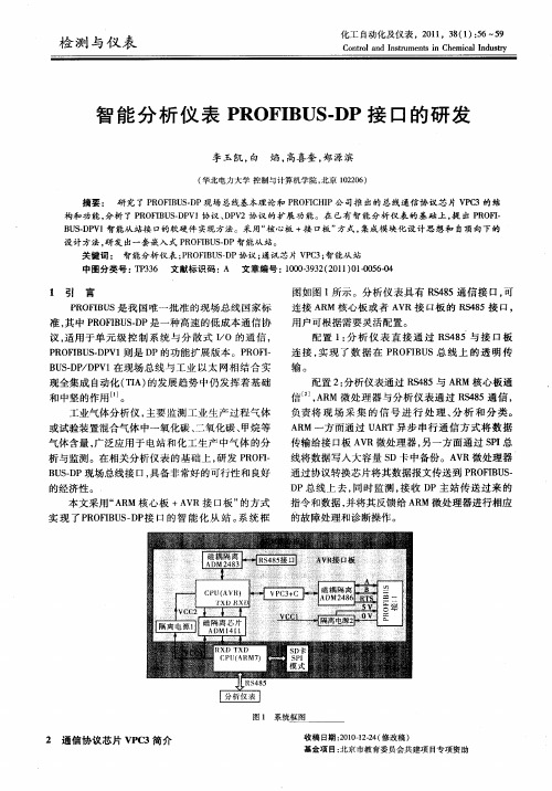 智能分析仪表PROFIBUS-DP接口的研发