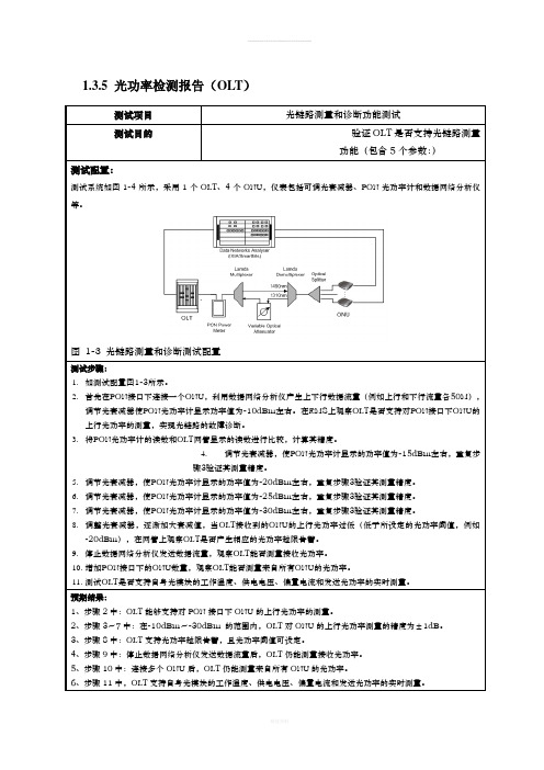 光功率检测报告