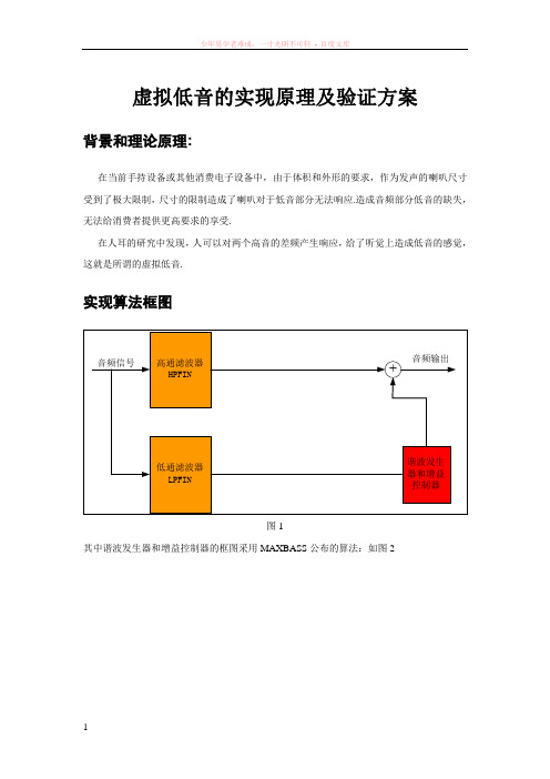 虚拟低音的实现原理方案