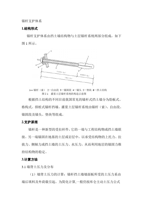 锚杆支护体系