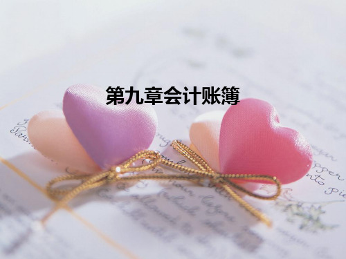 第九章会计账簿资料
