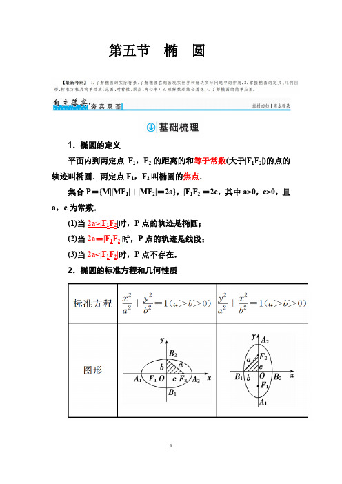 第五节 椭 圆