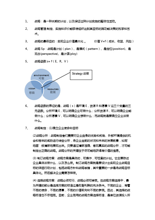 企业战略管理